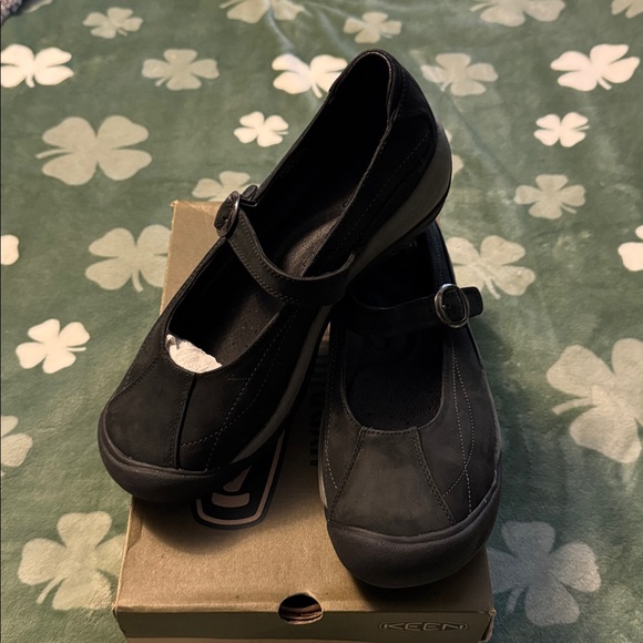 Keen Toyah MJ Black Nubuck Mary Jane W12 - Picture 10 of 13